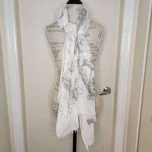 Lightweight cotton summer scarf